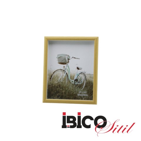 İBİCO İ12-028 ( 8''X10'' & 20X25CM ) ( KALIN & LÜX BAMBU & TEK RENK ÇERÇEVE ) AHŞAP RESİM ÇERÇEVESİ *36=K