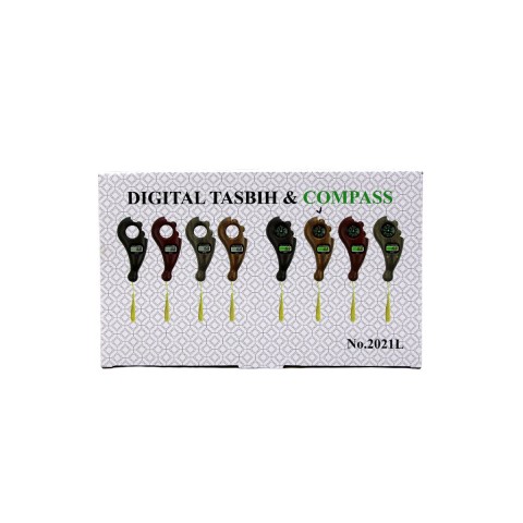 İBİCO İ12-229 NO-2021L ( PUSULA ) ( DİJİTAL & IŞIKLI ) LÜX ZİKİRMATİK & TESBİH ÇEVİRMELİ*12X20