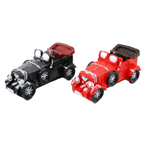 İBİCO İ12-207-B ( ARABA ) VİNTAGE DEKORATİF BİBLO & KUMBARA RENKLİ ( 20.5X7X9CM ) ( REÇİNE )*48