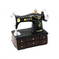 İBİCO İ12-210 ( DİKİŞ MAKİNESİ ) VİNTAGE DEKORATİF BİBLO ( 20X15X8.5CM ) ( REÇİNE )*48