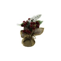 ENFA ENF-1213 ( KOKİNA ) YAPAY ÇİÇEK ( SAKSI HASIR SARGILI )*40X6