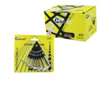 MAX-EL AZM ( 9PCS ) ( MİNİ & KISA ) ALYAN ANAHTAR SETİ TAKIM ( NO-1.5 - 2 - 2.5 - 3 - 3.5 - 4 - 5 - 6 - 8 ) (ÜÇGEN STAND ASKILIK)*24X8