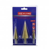 ELTAŞ LRD-117 ( 3PCS ) ( HSS KADEMELİ ) MATKAP UCU SETİ ( 4-12MM - 4-20MM -4-32MM )*100