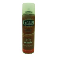 STEEL CK-5067 VERNİK SPREY ( 200ML ) ( TEMİZLER & ONARIR & KORUR ) ( AHŞAP- METAL- POLYESTER- SERAMİK- TAŞ )*12X8