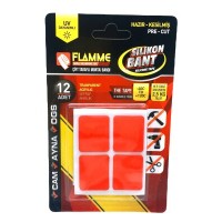 FLAMME SİLİKON ( 12PCS ) ÇİFT TARAFLI ( MONTAJ ) BANT*25X10