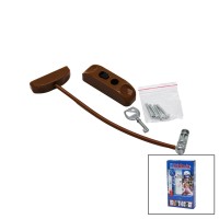 KİDMİX ( KAHVERENGİ ) ( HALATLI ) ANAHTARLI EMNİYET KİLİT*10X10