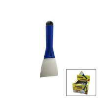 DEVECİ DVC-74211 ( NO-8 ) ( 80MM ) ( KAPAKLI ) ( SAPTAK ) METAL KAZIMA SPATULASI ( PLASTİK SAPLI )*12X12