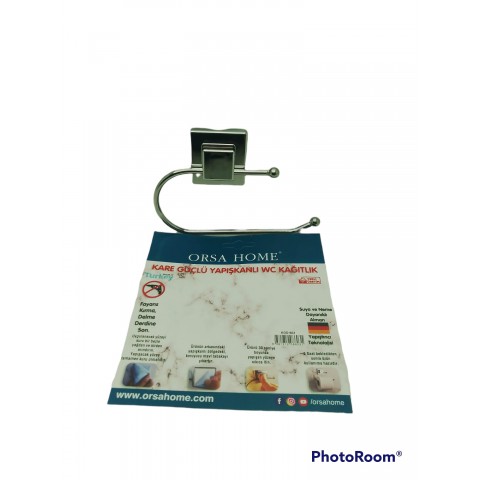 ORSA-603 KARE YAPIŞKANLI WC KAĞITLIK ASKI*16X5