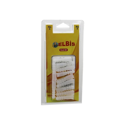 ELBİS-50 ( NO-8 ) DÜBEL BEYAZ*12X24