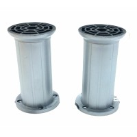 İBİCO ( 90-2803-12-12 ) ( 12CM X 51MM ) ( GRİ PLASTİK AYARLANABİLİR ) KOLTUK BAZA AYAK*10X14