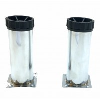 İBİCO ( 90-12168-E-01 ) ( 12CMX42MM ) ( METAL ) TABLALI ( PLASTİK AYARLANABİLİR PİNGOLU ) KOLTUK BAZA AYAK*10X10