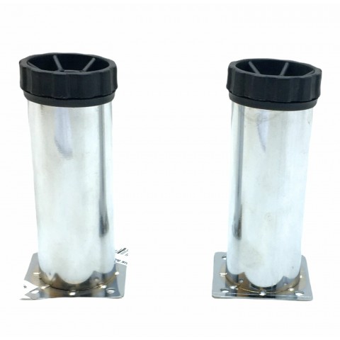 İBİCO ( 90-12168-E-01 ) ( 12CMX42MM ) ( METAL ) TABLALI ( PLASTİK AYARLANABİLİR PİNGOLU ) KOLTUK BAZA AYAK*10X10