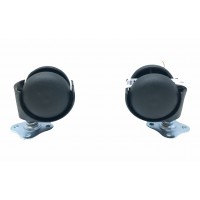 ERECT ERC-802-P ( DÜZ DÖNER TABLALI & 50MM ) ÇİFTLİ PLASTİK TEKER*10X40