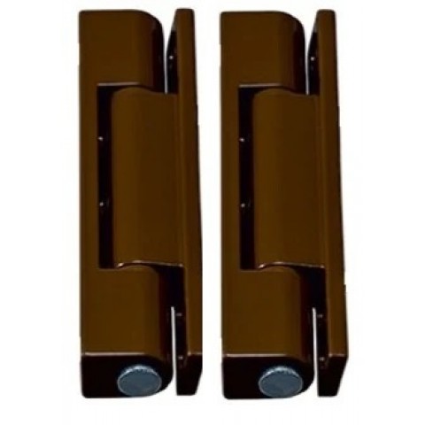 DÜZ METAL ( KAHVERENGİ & METAL ) ( 95MM & PVC KAPI ) MENTEŞE*20X7.5