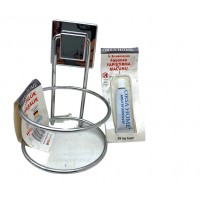 ORSA-615 YAPIŞKANLI KROM FÖNLÜK MAŞALIK ( FAYANSA YAPIŞTIRMA MACUNLU )*6X5