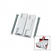 KERVAN ( 2 PCS & PLASTİK ) ( BEYAZ & 90MM ) PVC ( KAPI ) MENTEŞE*44X8