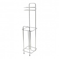 LALEZAR LZR-642 ( KARE ) ( METAL & KROM ) YEDEKLİ WC KAĞITLIK*12