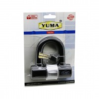 YUMA-740 ( ÇOK AMAÇLI ) ( ÇELİK & U BAR & KELEPÇE DİSK ) ANAHTARLI ASMA KİLİT*40