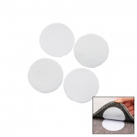 DMR-7151 ( 10PCS ) ( CIRTLI & YAPIŞKANLI & SİYAH ) ( YUVARLAK & ÇAP:5CM ) ( ÇOK AMAÇLI ) HALI KAYDIRMAZ ( KEÇE PED )*25X20