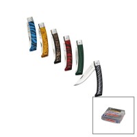 ÇELİKTÜRK ( NO-1 ) PASLANMAZ ( BİLEZİKLİ ) ÇAKI ( RENKLİ PLASTİK SAPLI )*10X1