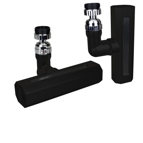 KINETEX KTX-3288 ( SİYAH ) ( GENİŞ & ŞELALE ) ( 4 FONKSİYONLU  & 360° OYNAR BAŞLIK ) PERLATÖR MUSLUK UCU*100