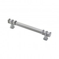 İBİCO-969 ( 12.8CM ) ( YÜZÜK KROM & KULP KROM ) ( KARE ) ÇEKMECE KULP*10X5