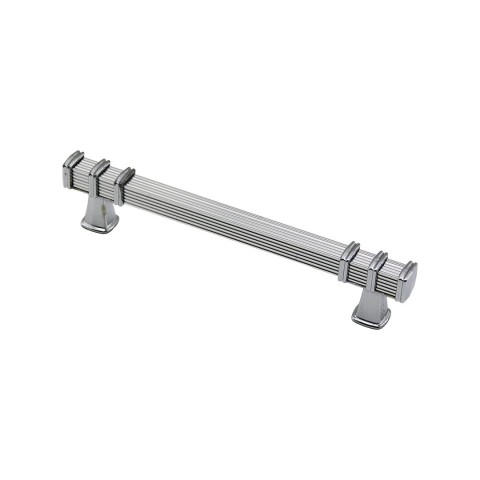 İBİCO-969 ( 12.8CM ) ( YÜZÜK KROM & KULP KROM ) ( KARE ) ÇEKMECE KULP*10X5