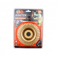 KINETEX KTX-3350 ( 115MM ) AHŞAP DİSK EĞE TÖRPÜ GOLD*100