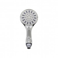 KNİTEX KTX-1011-2337 ( FONK ) ( BÜYÜK ) ( KROM GÖVDE & BEYAZ ZEMİN-GRİ İĞNELER ) ( KADEMELİ ) DUŞ BAŞLIK ( POŞETLİ AMBALAJ )*70