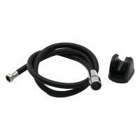 KRT-1030 ( SİYAH PLASTİK ) ( PERLATÖRLÜ ) ( TAHARETMATİK ) HORTUM ( 120CM ) ( TAHARATMATİK )*100