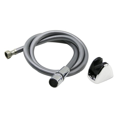 KRT-1031 ( GRİ PLASTİK ) ( PERLATÖRLÜ ) ( TAHARETMATİK ) HORTUM ( 120CM ) ( TAHARATMATİK )*100