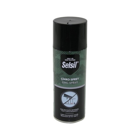 SELSİL TAB-442 ( ÇİNKO=AÇIK GALVANİZ RENK ) SPREY BOYA ( 400ML )*24