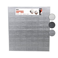 İBİCO İ13-084 ( 2PCS ) ( 70X77CM ) ( KABARTMA & KÖPÜK PANEL ) ( TUĞLA DESEN ) ( BEYAZ & SİYAH & GRİ ) YAPIŞKANLI DUVAR KAĞIT*60=K İBİCO İ13-084 ( 2PCS ) ( 70X77CM ) ( KABARTMA & KÖPÜK PANEL ) ( TUĞLA DESEN ) ( BEYAZ & SİYAH & GRİ ) YAPIŞKANLI DUVAR KAĞIT*60=K