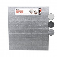 İBİCO İ13-084 ( 2PCS ) ( 70X77CM ) ( KABARTMA & KÖPÜK PANEL ) ( TUĞLA DESEN ) ( BEYAZ & SİYAH & GRİ ) YAPIŞKANLI DUVAR KAĞIT*60=K İBİCO İ13-084 ( 2PCS ) ( 70X77CM ) ( KABARTMA & KÖPÜK PANEL ) ( TUĞLA DESEN ) ( BEYAZ & SİYAH & GRİ ) YAPIŞKANLI DUVAR KAĞIT*60=K