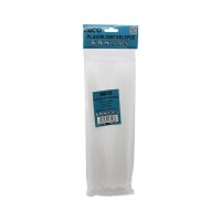 İBİCO İ13-108 ( BEYAZ ) ( 4.8X300MM ) ( PLASTİK ) CIRT KELEPÇE ( KABLO BAĞI ) ( 100PCS )*10X15