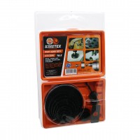 KINETEX KTX-3245 (16İN1) BUAT AÇMA PANÇ SETİ (METAL & AHŞAP & PVC & ALÇIPAN & PLS.) (19-22-29-32-38-44-51-64-76-89-102-127MM)*34