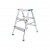 111 YÜZONBİR ( 3+3) ( ÇİFT BASAMAKLI ) ALÜMİNYUM METAL MERDİVEN ( YÜKSEKLİK = 69CM BAŞ GENİŞLİK = 8CM )*1