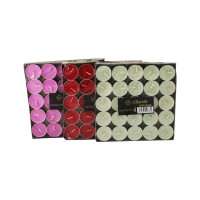 BAROTTİ DMR-9688 ( 25PCS ) ( RENKLİ YUVARLAK ) TEA LİGHT MUM*80