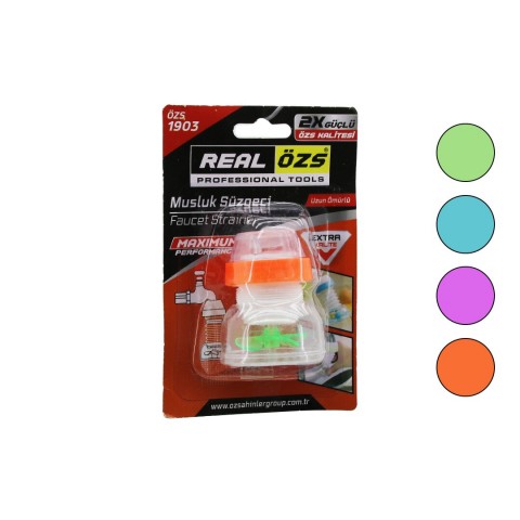 REAL ÖZS-1903 PERVANELİ MUSLUK UCU FİLTRESİ*300