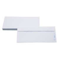 ASİL DOĞAN SA-083621 ( BEYAZ ) ( DÜZ PENCERESİZ ) DİPLOMAT ZARF 90GR.( 105X240MM ) ( 500LÜ )*1X10