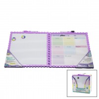 NEW MAGNETİC WHİTEBOARD JL-116 ( 29X29CM ) (ORTA) MANYETİK YAZI TAHTASI (ÇİFT TARAFLI) (RENKLİ ÇERÇEVE)*12X8