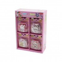 DIY DECOMPRESSİON JYZX-003 (CEP AYNA MODEL) (MİNİ YUVARLAK=ÇAP:6.5CM) NOT DEFTERİ (HAYVANLI PUF KAPAK) (ZİNCİRLİ KULP)*16X36