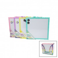 İBİCO İ14-009 MAGNETİC WHİTEBOARD ( 29X29CM ) (ORTA) MANYETİK YAZI TAHTASI ( ÇİFT TARAFLI ) ( RENKLİ ÇERÇEVE )*12X8