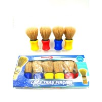 İREM KANCA ( RENKLİ PLASTİK SAPLI ) SAKAL FIRÇASI*6X60