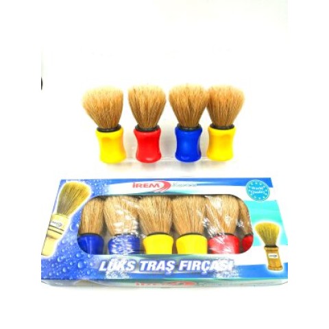 İREM KANCA ( RENKLİ PLASTİK SAPLI ) SAKAL FIRÇASI*6X60