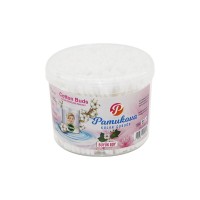 PAMUKOVA FAMİLY ( BÜYÜK BOY ) KULAK ÇÖPÜ ( PAMUKLU ÇUBUK ) ( YUVARLAK KUTU )*6X24