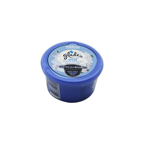 GLADE MİNİ JEL TEMİZ ÇARŞAF FERAHLIĞI ORTAM ODA KOKUSU 70GR*12=K