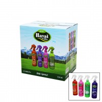 HAYAT ODA SPREYİ ( LAVANTA & SPRİNG & ÇİÇEK BAHÇESİ & MANGO-KAVUN ) 350ML*12=K HAYAT ODA SPREYİ ( LAVANTA & SPRİNG & ÇİÇEK BAHÇESİ & MANGO-KAVUN ) 350ML*12=K