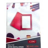 ÇELİK AYNA-197 ACERO ( BÜYÜK & DİKDÖRTGEN ) ( CEP & ÇANTA ) MAKYAJ AYNASI (8,5X11,5CM)*12X12 ÇELİK AYNA-197 ACERO ( BÜYÜK & DİKDÖRTGEN ) ( CEP & ÇANTA ) MAKYAJ AYNASI (8,5X11,5CM)*12X12