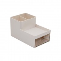 HOUSE BY HOUSE UR-3501 ( TEK ÇEKMECELİ + 3 BÖLMELİ ) PLASTİK MAKYAJ & TAKI ORGANİZER (16X9.5CM - Y: 5--9.5CM)*48